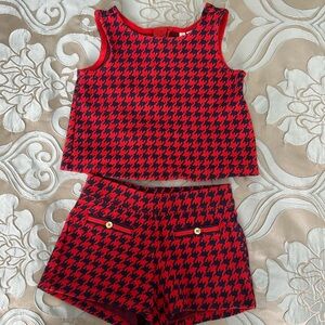 Janie and Jack top and shorts